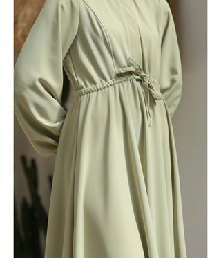 Abaya Maleekah TAYMA - Pastel Green