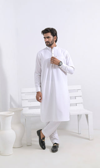 Sarwal Kameez SOFT line - Off White