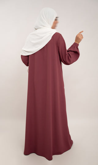 A-line Abaya TAYMA R - Peony