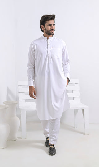 Sarwal Kameez SOFT line - Off White