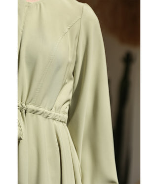 Abaya Maleekah TAYMA - Pastel Green