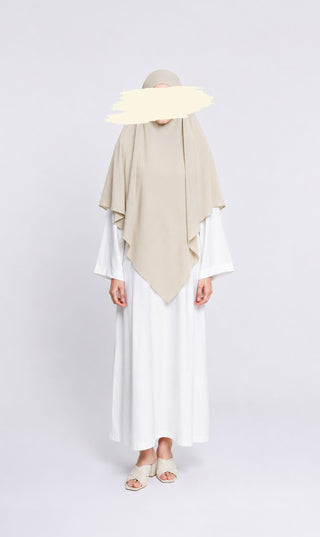 Double Diamond KHIMAR Jaz- Beige
