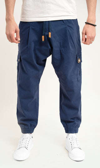 Jassim Chino Cotton - Marineblau