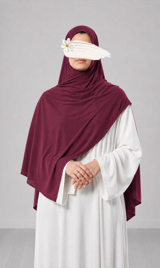 Premium Modal Cotton Scarf - Lila Rosée