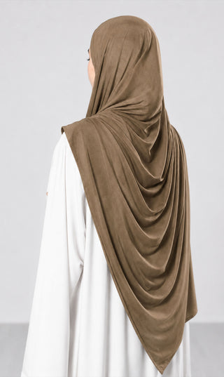 Premium Modal Cotton Scarf -Dark Taupe