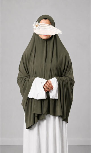 Premium Modal Cotton Scarf - Kaki