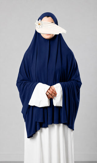 Premium Modal Cotton Scarf - Navy