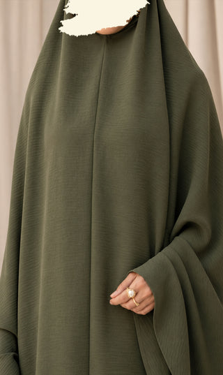 Knie Khimar met Rok set JAZZ - Leaf