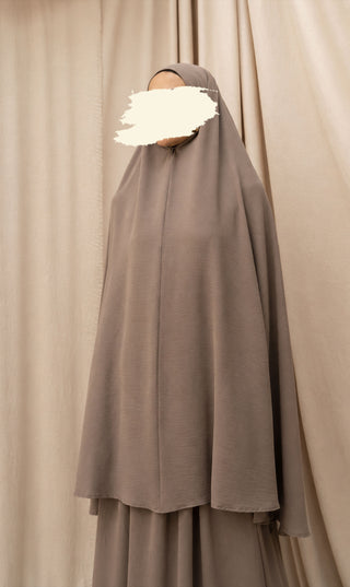 Knie Khimar met Rok set JAZZ - Mink