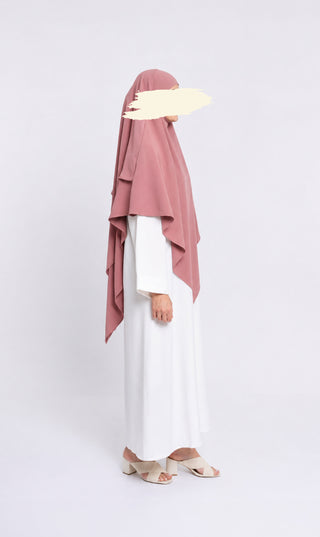 Double Diamond KHIMAR Jaz - Rose