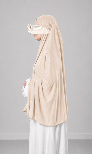 Premium Modal Cotton Scarf - Ivory