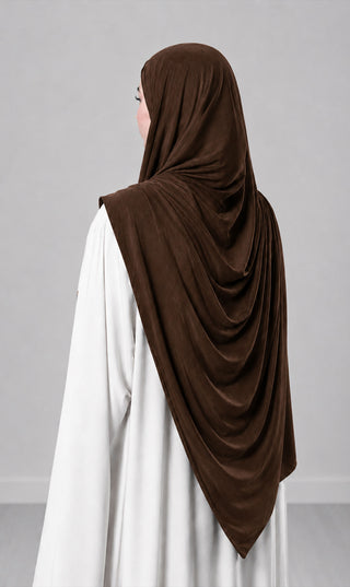Premium Modal Cotton Scarf - Brown