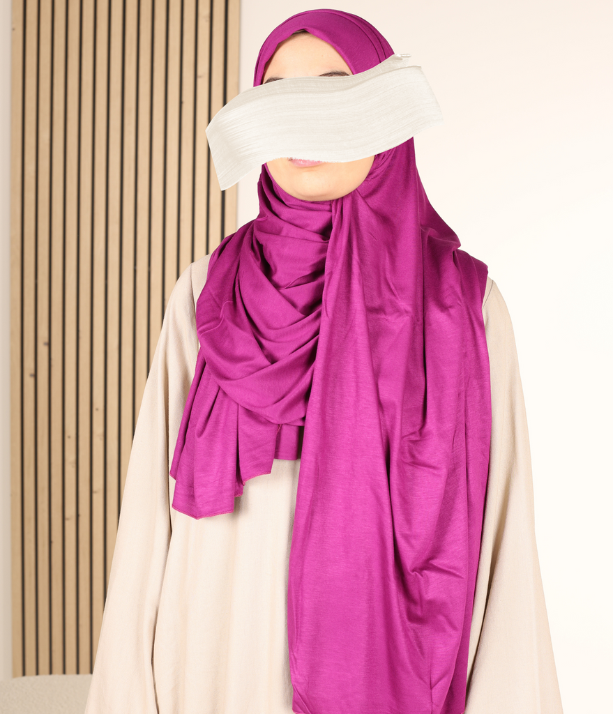 Maxi Jersey Sjaal 80 x 200cm Orchid