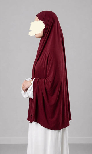 Premium Modal Cotton Scarf - Bordeaux