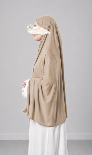 Premium Modal Cotton Scarf - Light Taupe