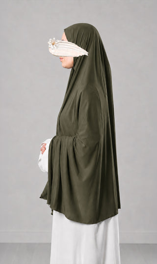 Premium Modal Cotton Scarf - Kaki