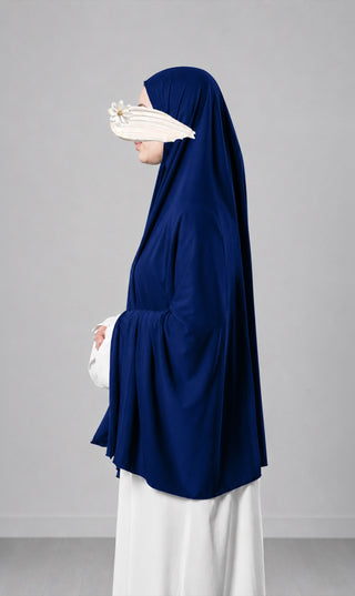 Premium Modal Cotton Scarf - Navy