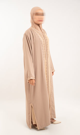 Safoura 2-D Kaftan Nude