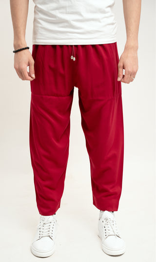 Pants Relax Viscose Line - Red