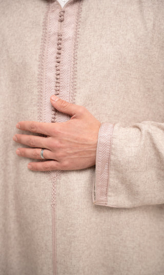 Djellaba Soft Kashmir - Baby Pink