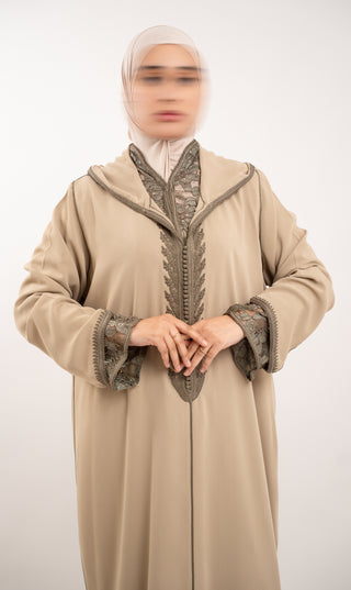 Safoura 2-D-Kaftan Vintage Pistazie 2