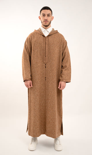 Djellaba Soft Kashmir - Autmun Brown