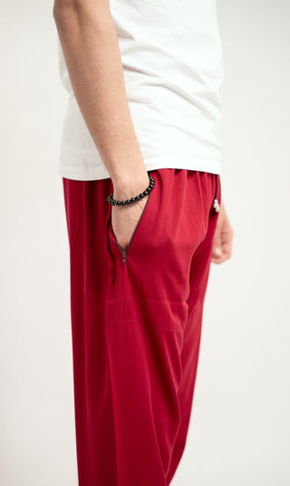 Pants Relax Viscose Line - Red