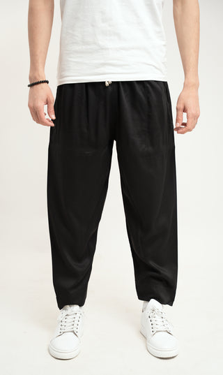 Pants Relax Viscose Line - Black