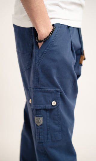 Jassim Chino Cotton - Marineblau