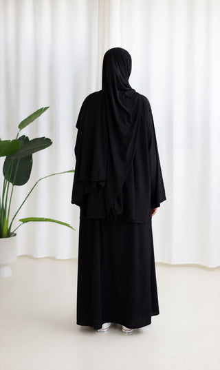 Ramallah Rayon Set Zwart