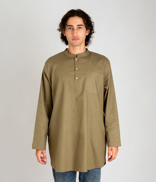 Linnen Kurti Yahya - Olive