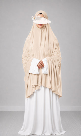 Premium Modal Cotton Scarf - Ivory