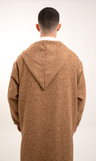 Djellaba Soft Kashmir - Autmun Brown