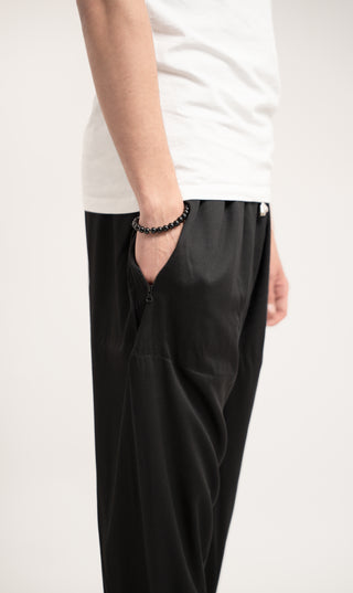 Pants Relax Viscose Line - Black