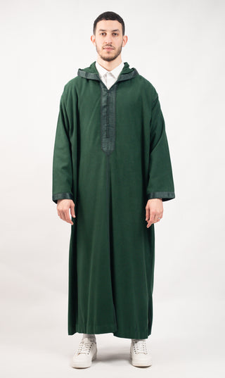 Djellaba Elegant Amir - Forest Green