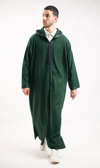 Djellaba Elegant Amir - Forest Green