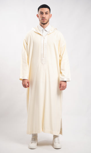 Djellaba Elegant Amir - Elfenbein