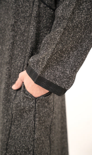 Djellaba Soft Kashmir - Zwart