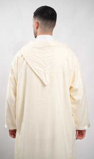 Djellaba Elegant Amir - Elfenbein