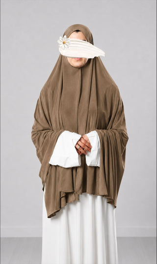 Premium Modal Cotton Scarf -Dark Taupe