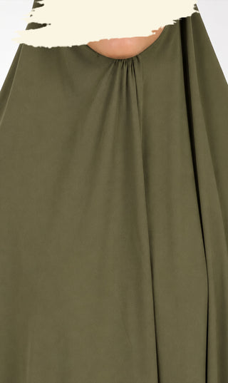 Prem. Jersey Sjaal UsW 100*200 - Olive Green