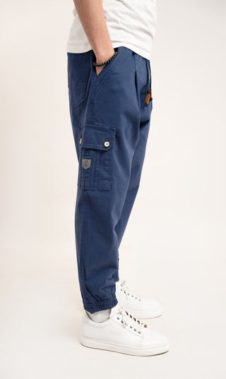 Jassim Chino Cotton - Marineblau