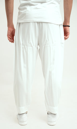 Pants Relax Viscose Line - White