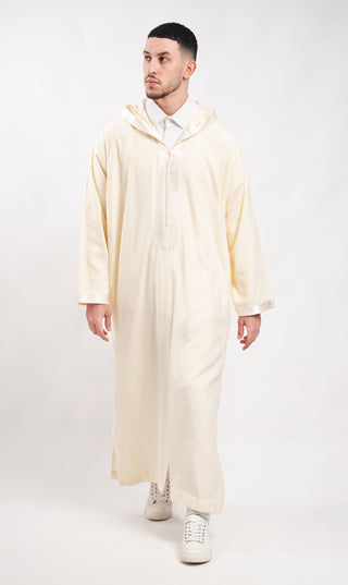 Djellaba Elegant Amir - Elfenbein