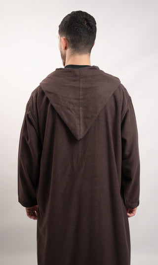 Djellaba Elegant Amir - Donkerbruin
