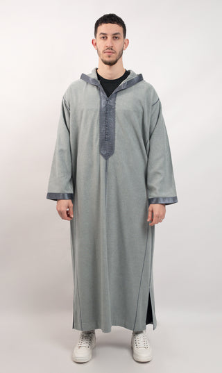Djellaba Elegant Amir - Grijs