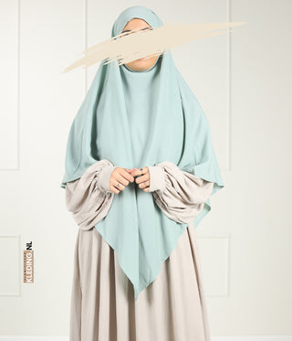 Triangle Khimar - Mint