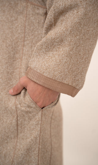 Djellaba Soft Kashmir - Sandy Taupe