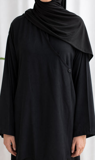 Ramallah Rayon Set Zwart
