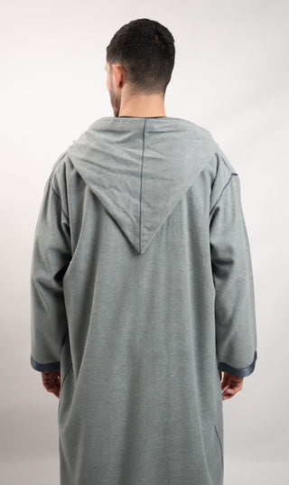 Djellaba Elegant Amir - Grijs